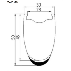 Leichtsinn Wave 4550 Ceramic - Laufradsatz „High Level"